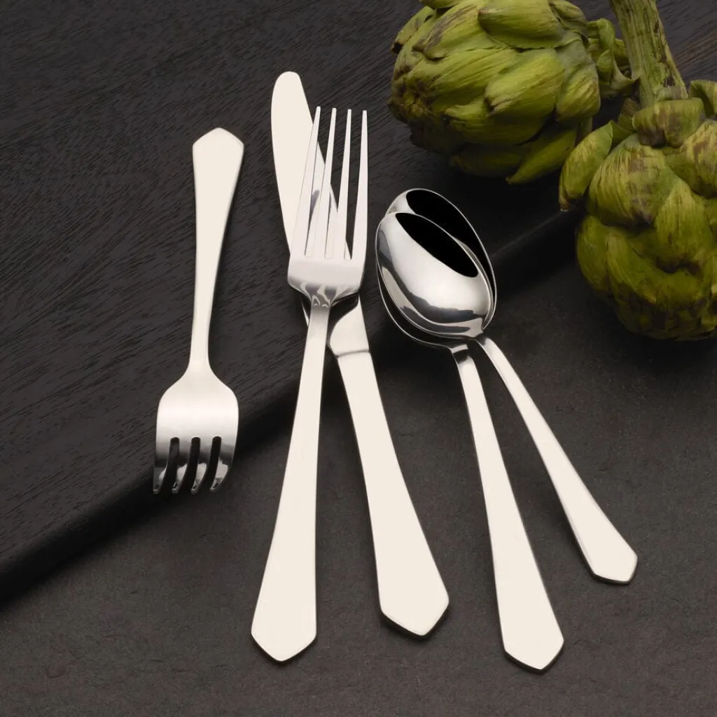 Sets|Gourmet Basics® Almond 20 Piece Flatware Set, Service for 4