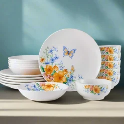 Dinnerware Service For 6|Studio Nova Anna 18 Piece Dinnerware Set, Service for 6
