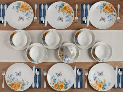Dinnerware Service For 6|Studio Nova Anna 18 Piece Dinnerware Set, Service for 6