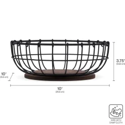 Fruit And Storage Baskets|Decor|Pfaltzgraff® Anvil Cage Centerpiece Basket