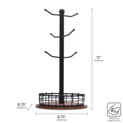 Fruit And Storage Baskets|Pfaltzgraff® Anvil Cage Mug Tree