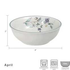 Soup Cereal Bowls|Pfaltzgraff® April Set of 4 Soup Cereal Bowls