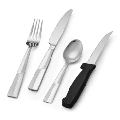 Sets|Pfaltzgraff® Arabesque 16 Piece Flatware Set, Service for 4
