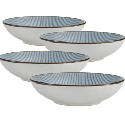Pasta Bowls|Pfaltzgraff® Arlie Blue Set of 4 Pasta Bowls