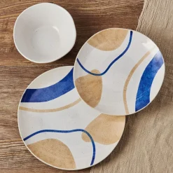 Dinnerware Service For 4|Pfaltzgraff® Artful Circles 12 Piece Set, Service for 4