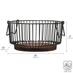 Fruit And Storage Baskets|Decor|Gourmet Basics® Ashford Centerpiece Fruit Storage Basket