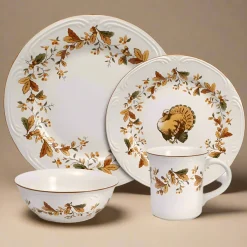 Dinnerware Service For 4|Dinnerware Service For 8|Pfaltzgraff® Autumn Berry™ 16 Piece Dinnerware Set, Service for 4