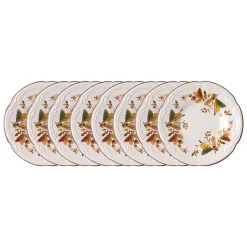 Appetizer Plates|Pfaltzgraff® Autumn Berry™ Set of 8 Appetizer Plates