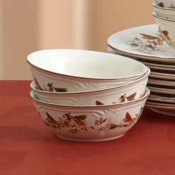 Soup Cereal Bowls|Pfaltzgraff® Autumn Berry™ Set of 4 Soup Cereal Bowls