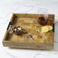 Lazy Susans|Gourmet Basics® Avery Square Lazy Susan Serve Tray