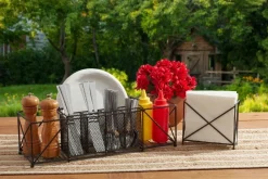 Buffet Caddies|Fruit And Storage Baskets|Gourmet Basics® Baler Picnic Buffet Caddy