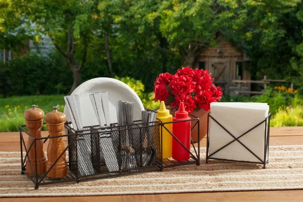 Buffet Caddies|Fruit And Storage Baskets|Gourmet Basics® Baler Picnic Buffet Caddy