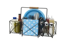 Buffet Caddies|Fruit And Storage Baskets|Gourmet Basics® Baler Picnic Buffet Caddy