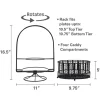 Buffet Caddies|Fruit And Storage Baskets|Gourmet Basics® Band and Stripe Swivel Hostess Buffet Storage Caddy
