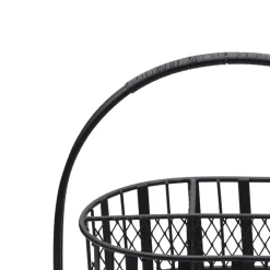 Buffet Caddies|Fruit And Storage Baskets|Gourmet Basics® Band and Stripe Swivel Hostess Buffet Storage Caddy