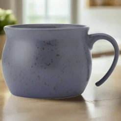 Soup Cereal Bowls|Coffee Mugs|Pfaltzgraff® Black Speckled Jumbo Soup Mug