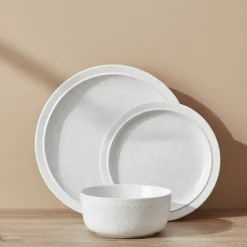Dinnerware Service For 4|Pfaltzgraff® Blooming Meadow Cream 12 Piece Dinnerware Set, Service for 4