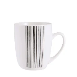 Dinnerware Service For 4|Studio Nova Brushed Lines 16 Piece Dinnerware Set, Service for 4