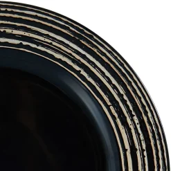 Dinnerware Service For 4|Pfaltzgraff® Bryson Black 16 Piece Dinnerware Set, Service for 4