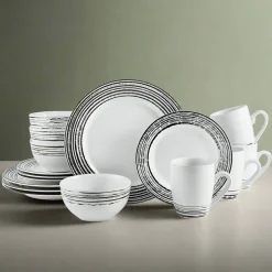 Dinnerware Service For 4|Pfaltzgraff® Bryson White 16 Piece Dinnerware Set, Service for 4