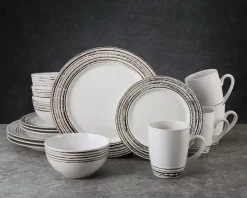 Dinnerware Service For 4|Pfaltzgraff® Bryson White 16 Piece Dinnerware Set, Service for 4