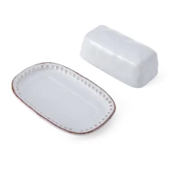 Butter Dishes|Pfaltzgraff® Canyon Bead Covered Butter Dish