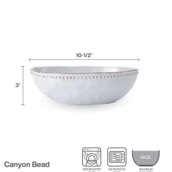 Serve Bowls|Pfaltzgraff® Canyon Bead Oval Serve Bowl