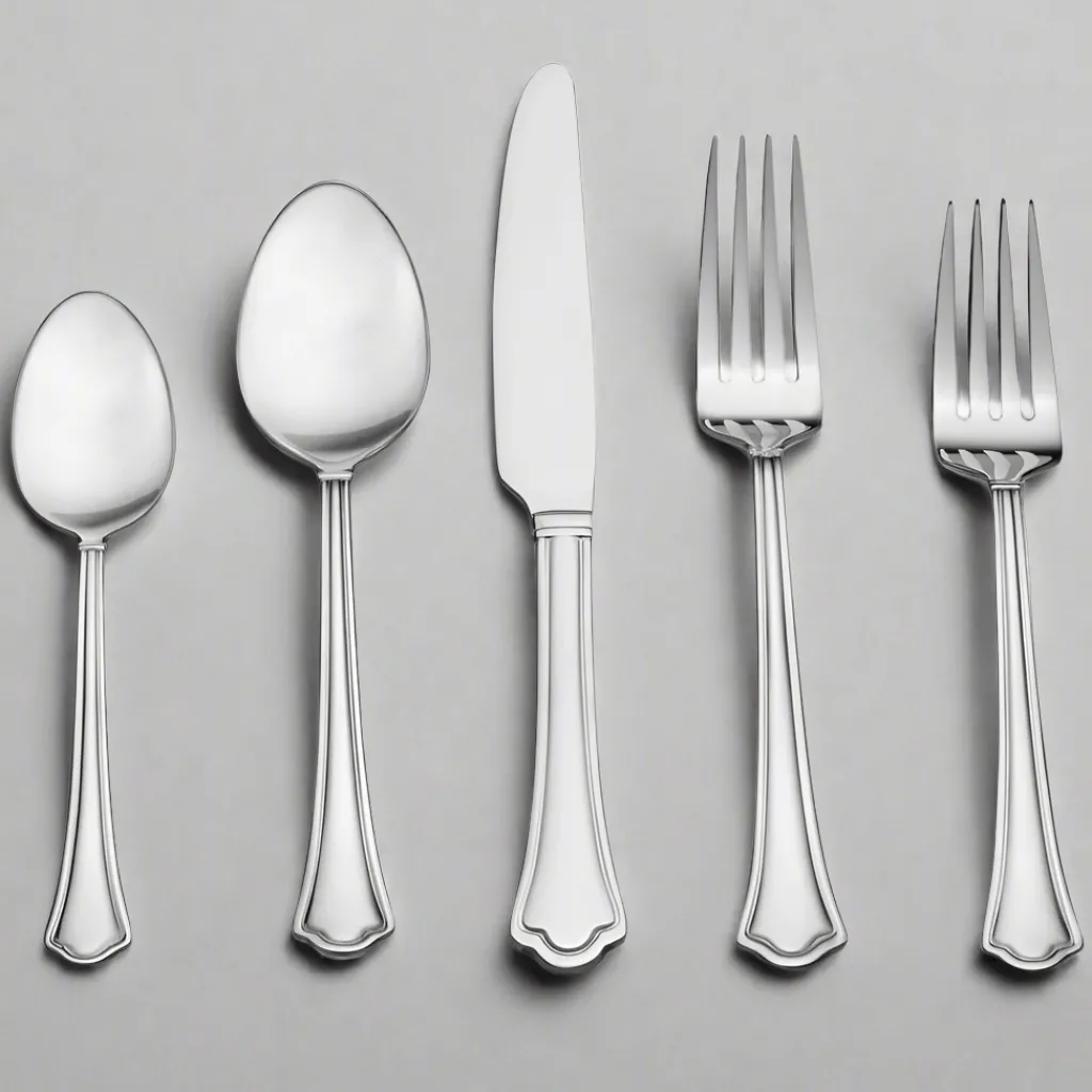 Sets|Pfaltzgraff® Capri Frost 53 Piece Flatware Set, Service for 8