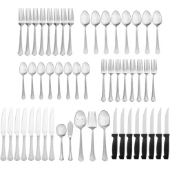 Sets|Pfaltzgraff® Capri Frost 53 Piece Flatware Set, Service for 8