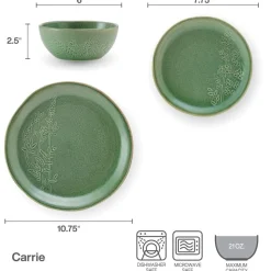 Dinnerware Service For 4|Pfaltzgraff® Carrie 12 Piece Dinnerware Set, Service for 4