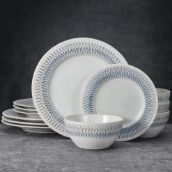 Dinnerware Service For 4|Pfaltzgraff® Casey 12 Piece Dinnerware Set, Service for 4