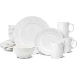 Dinnerware Service For 4|Pfaltzgraff® Cassandra 16 Piece Dinnerware Set, Service for 4