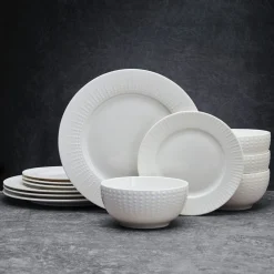 Dinnerware Service For 4|Pfaltzgraff® Cassie 12 Piece Dinnerware Set, Serivce for 4