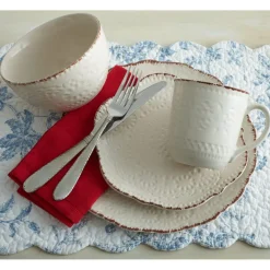 Dinnerware Service For 4|Pfaltzgraff® Chateau Cream 16 Piece Dinnerware Set, Service for 4