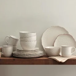 Dinnerware Service For 4|Pfaltzgraff® Chateau Cream 16 Piece Dinnerware Set, Service for 4