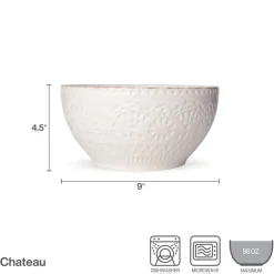 Serve Bowls|Pfaltzgraff® Chateau Cream Serving Bowl