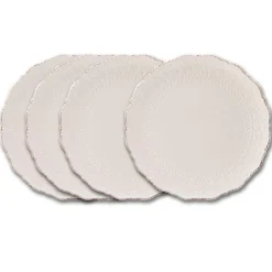 Dinner Plates|Pfaltzgraff® Chateau Cream Set of 4 Dinner Plates