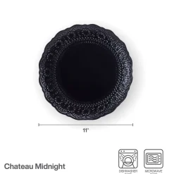 Dinner Plates|Pfaltzgraff® Chateau Midnight Set of 4 Dinner Plates