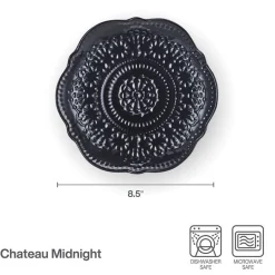 Salad Plates|Pfaltzgraff® Chateau Midnight Set of 4 Salad Plates