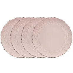 Dinner Plates|Pfaltzgraff® Chateau Pink Set of 4 Dinner Plates