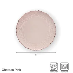 Dinner Plates|Pfaltzgraff® Chateau Pink Set of 4 Dinner Plates