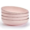 Pasta Bowls|Pfaltzgraff® Chateau Pink Set of 4 Pasta Bowls