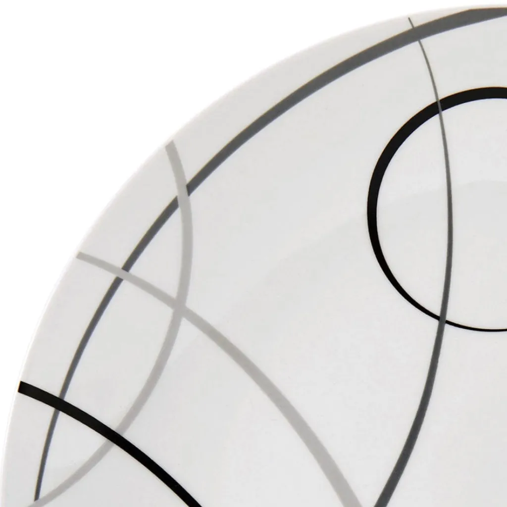 Dinner Plates|Studio Nova Circles Set of 4 Dinner Plates