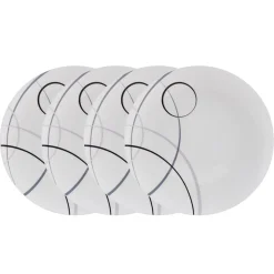 Dinner Plates|Studio Nova Circles Set of 4 Dinner Plates