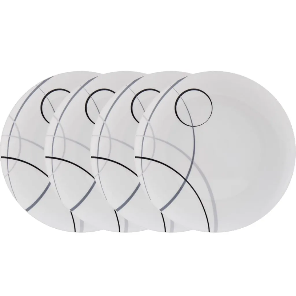 Dinner Plates|Studio Nova Circles Set of 4 Dinner Plates