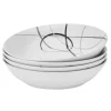 Pasta Bowls|Appetizer Plates|Studio Nova Circles Set of 4 Pasta Bowls