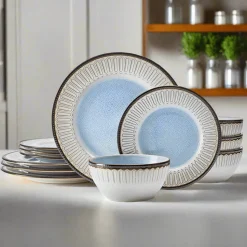 Dinnerware Service For 4|Pfaltzgraff® Clara 12 Piece Dinnerware Set, Service for 4