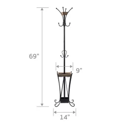 Decor|Artesa™ Coat Rack With Umbrella Stand