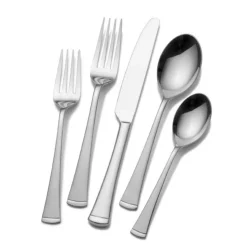 Sets|Gourmet Basics® Contempo 45 Piece Flatware Set, Service for 8