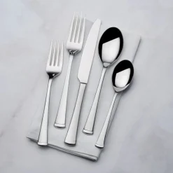 Sets|Gourmet Basics® Contempo 20 Piece Flatware Set, Service for 4